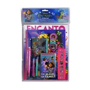 Encanto 11pc Value Set in Bag with Header Notepad Ruler Sharpener Eraser Pencil